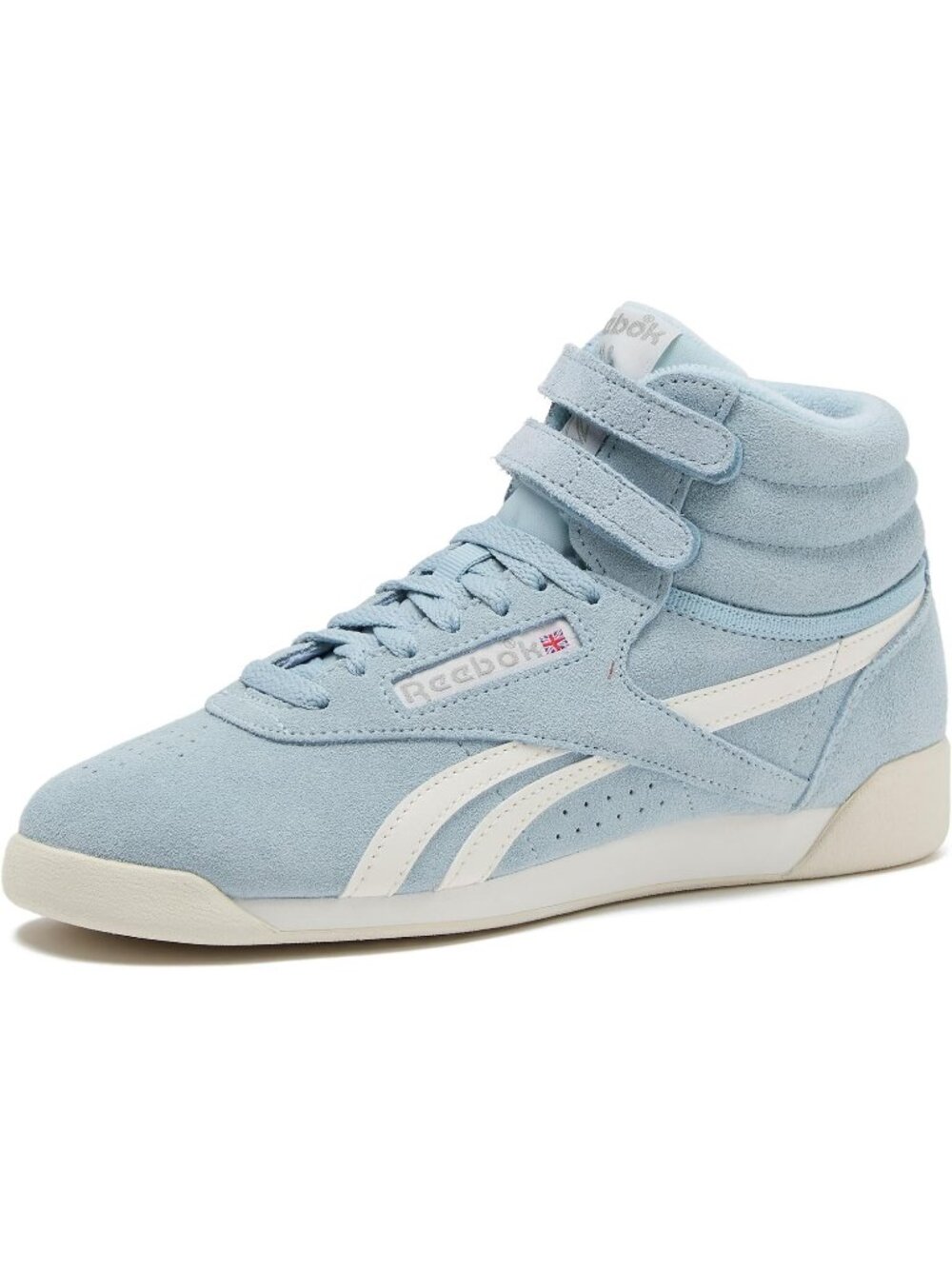Women's Ice Blue Freestyle Hi High Top Lightweight Sneakers Basketball Shoes